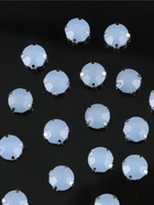 Стразы пришивные «Шатон», круглые, в цапах, d=10 мм, 20 шт., голубые - Фото 2