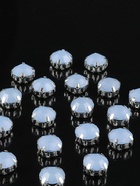 Стразы пришивные «Шатон», круглые, в цапах, d=10 мм, 20 шт., голубые - Фото 3