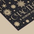 Набор открыток на черном крафте «Новый год», 4 шт, 10 х 15 см - фото 52480970