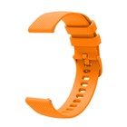 Ремешок для часов, 20 мм, силикон, оранжевый - фото 8207200