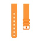 Ремешок для часов, 20 мм, силикон, оранжевый - фото 8207201