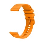 Ремешок для часов, 22 мм, силикон, оранжевый - фото 11769857