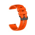 Ремешок для часов, 22 мм, силикон, оранжевый - фото 11769929