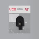 Чехол для хранения маникюрных инструментов, на кнопке, 6,8 × 3,8 см, цвет чёрный - фото 8598885