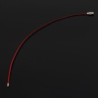 Брелок для ключей TORSO, стальной трос, 25 см, красный - Фото 3