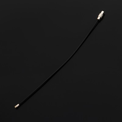 Брелок для ключей TORSO, стальной трос, 15 см, черный