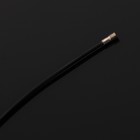 Брелок для ключей TORSO, стальной трос, 25 см,  черный - Фото 5
