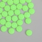 Сургуч в гранулах светящийся "Цветочки зелёные" 100 капсул - Фото 2