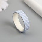 Клейкая лента бумага "Голубая клетка" ширина 1; 1,5 см намотка 3 м набор 8 шт - фото 23422014