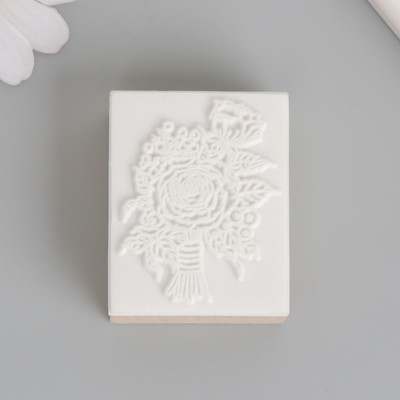 Печать дерево, резина «Букет с ягодками», 5×4×2.5 см