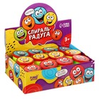 Пружинка - радуга «Смайлики» d.-5см , в шоубоксе, МИКС 9798093
