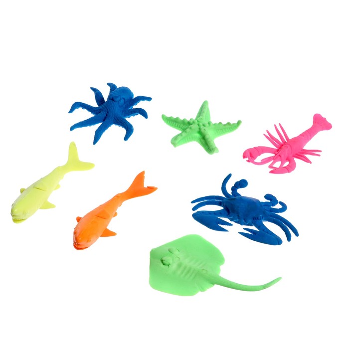 Растущие игрушки «Морские обитатели» МИКС, 11 × 11 × 15 см - фото 1909430300