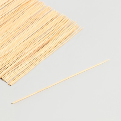 Набор деревянных палочек для декора 100 шт., 20 см