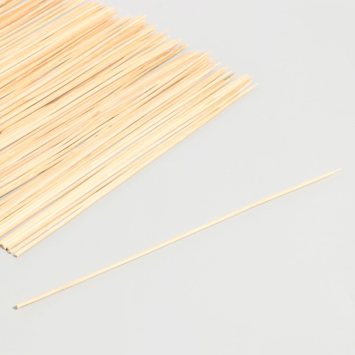 Набор деревянных палочек для декора 100 шт 1х9х25 см - Фото 1
