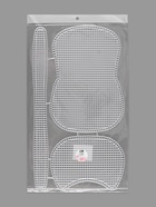 Канва-основа для вышивания сумки, пластиковая, 42×24 см, цвет белый - Фото 5