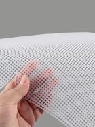 Канва-основа для вышивания сумки, пластиковая, 45×47 см, 2×2 мм, белая - Фото 4