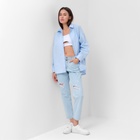 Джинсы женские мом MIST: Denim, размер (29) 44-46, голубые - Фото 11