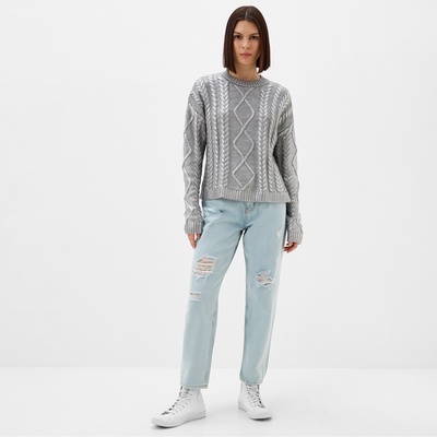 Джинсы женские мом MIST: Denim, размер (31) 48, голубые