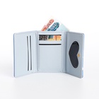 Кошелёк детский на кнопке, голубой - фото 120380399