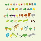 УЦЕНКА Конструктор «Парк динозавров», 2 варианта сборки, 80 деталей 10251335