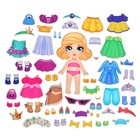 УЦЕНКА Магнитная игра «Маленькая принцесса», в коробке - Фото 2