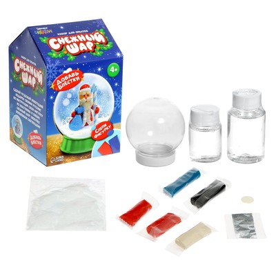 УЦЕНКА Набор для опытов «Снежный шар. Дед Мороз», МИКС