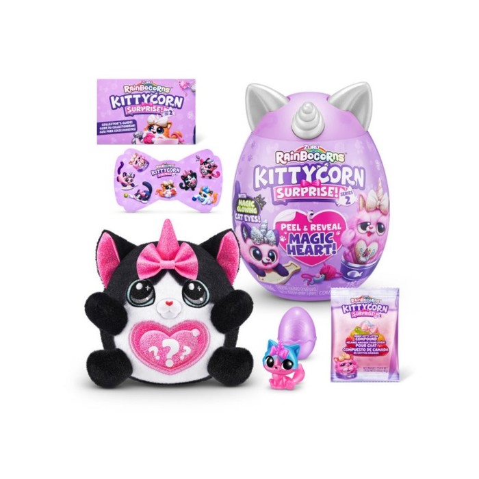 Набор игрушек — сюрпризов в яйце Zuru Rainbocorns Kittycorn Surprise S2
