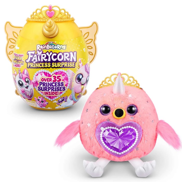 Набор игрушек — сюрпризов в яйце Zuru Rainbocorns FAIRYCORN PRINCESS - Фото 1