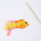 Дразнилка из фетра «Рыбка» с кошачьей мятой, 6,6 × 5,6 см - фото 809359732