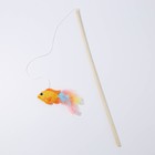 Дразнилка из фетра «Рыбка» с кошачьей мятой, 6,6 × 5,6 см - фото 809359733