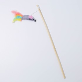 Дразнилка из фетра «Мышка» с кошачьей мятой, 6,6 × 5,6 см