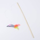 Дразнилка из фетра «Мышка» с кошачьей мятой, 6,6 × 5,6 см - фото 809359742