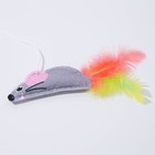 Дразнилка из фетра «Мышка» с кошачьей мятой, 6,6 × 5,6 см - фото 809359743