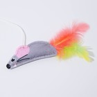 Дразнилка из фетра «Мышка» с кошачьей мятой, 6,6 × 5,6 см - фото 809359744