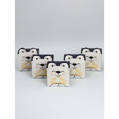 Набор подарочных коробок, 5 шт «Медвежонок», 15 х 15 х 8 см