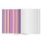 Тетрадь 48 листов в клетку LOREX "HANGING CLOUDS", обложка мелованный картон, soft-touch, запечатка форзаца, блок офсет, МИКС - фото 23390457