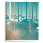 Тетрадь 48 листов в клетку LOREX "HANGING CLOUDS", обложка мелованный картон, soft-touch, запечатка форзаца, блок офсет, МИКС - фото 23390459
