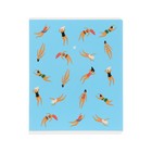 Тетрадь 48 листов в клетку LOREX "POOL VOYAGE", обложка мелованный картон, soft-touch, запечатка форзаца, блок офсет, МИКС - фото 23451679