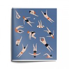 Тетрадь 48 листов в клетку LOREX "POOL VOYAGE", обложка мелованный картон, soft-touch, запечатка форзаца, блок офсет, МИКС - фото 23390473