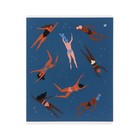 Тетрадь 48 листов в клетку LOREX "POOL VOYAGE", обложка мелованный картон, soft-touch, запечатка форзаца, блок офсет, МИКС - фото 23451677