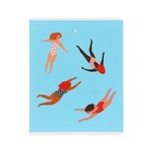 Тетрадь 48 листов в клетку LOREX "POOL VOYAGE", обложка мелованный картон, soft-touch, запечатка форзаца, блок офсет, МИКС - фото 23451678