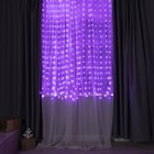 УЦЕНКА Умная гирлянда «Занавес», 2×2 м, IP20, 400 LED, USB, пульт ДУ, приложение, серебристая нить, свечение RGB - Фото 6