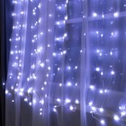 УЦЕНКА Умная гирлянда «Занавес», 2×2 м, IP20, 400 LED, USB, пульт ДУ, приложение, серебристая нить, свечение RGB - Фото 8