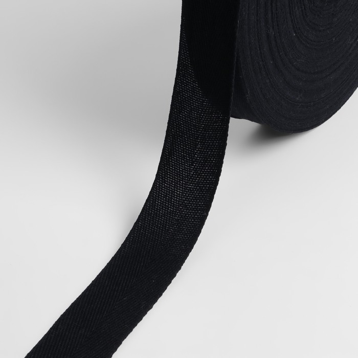 Лента киперная, 40 мм, 100 ± 1 м, цвет чёрный