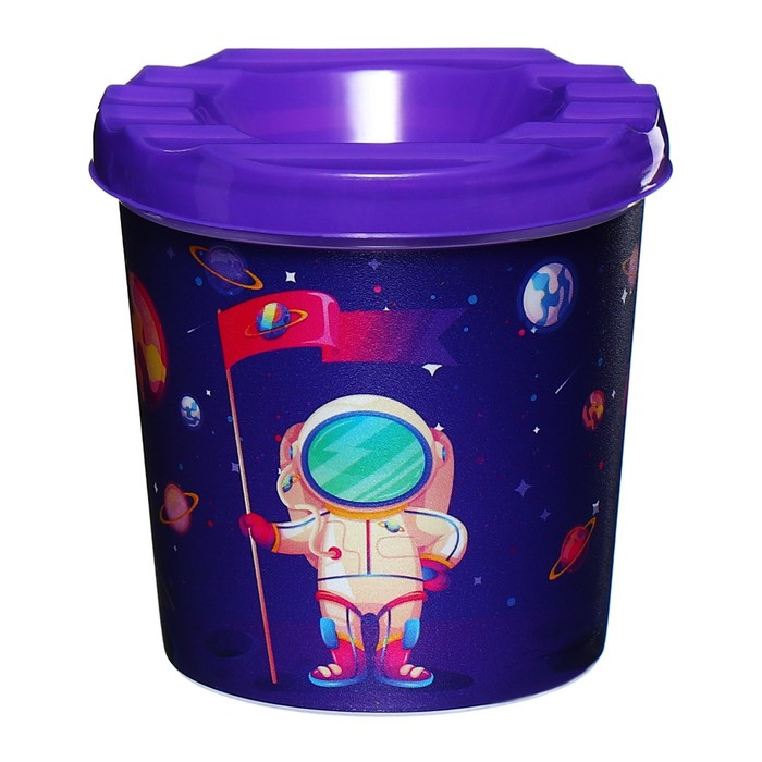 Стакан - непроливайка для рисования Calligrata «Космобой», 210 мл, с рисунком - Фото 1