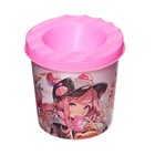 Стакан непроливайка одинарный 210мл Calligrata "Аниме", с рисунком (комплект 10 шт) - фото 23403763