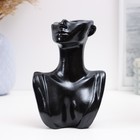 Ваза «Незнакомка», 6×10×14 см, гипс, чёрная - Фото 1
