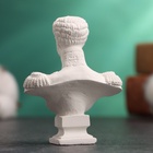 Бюст «Император Александр I», фигурка гипс, белый, 5×2×6.5 см - Фото 4