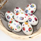 Пасхальные наклейки на яйца "Цветы" 7,3 х 14,3 см - фото 11795391