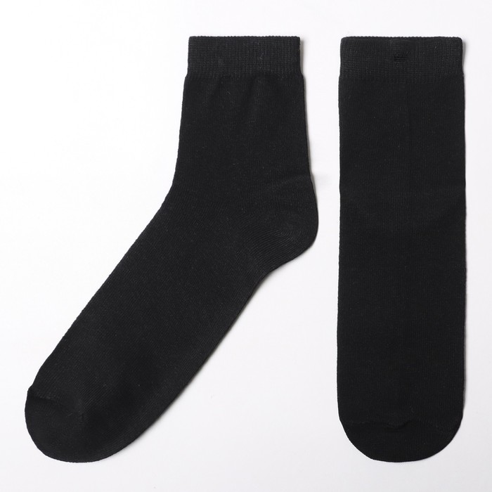 Носки женские, цвет черный, размер 25-27 - Фото 1